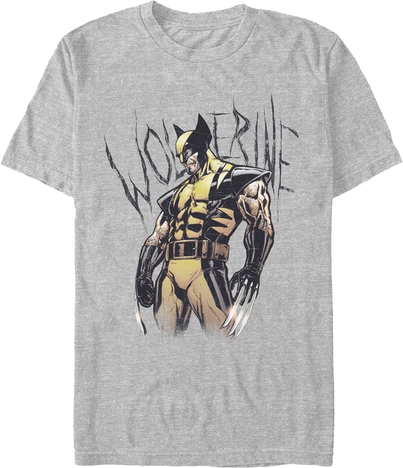Wolverine Carved Name X-Men Marvel Comics T-Shirt