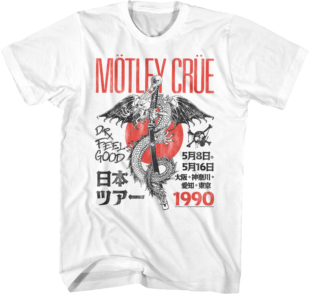 1990 Dr. Feelgood Tour Motley Crue T-Shirt