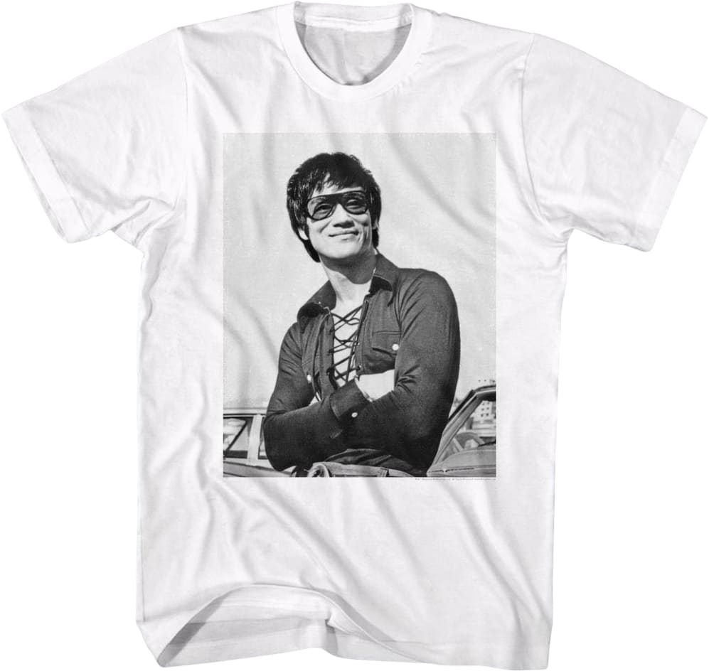 Arms Folded Stance Bruce Lee T-Shirt