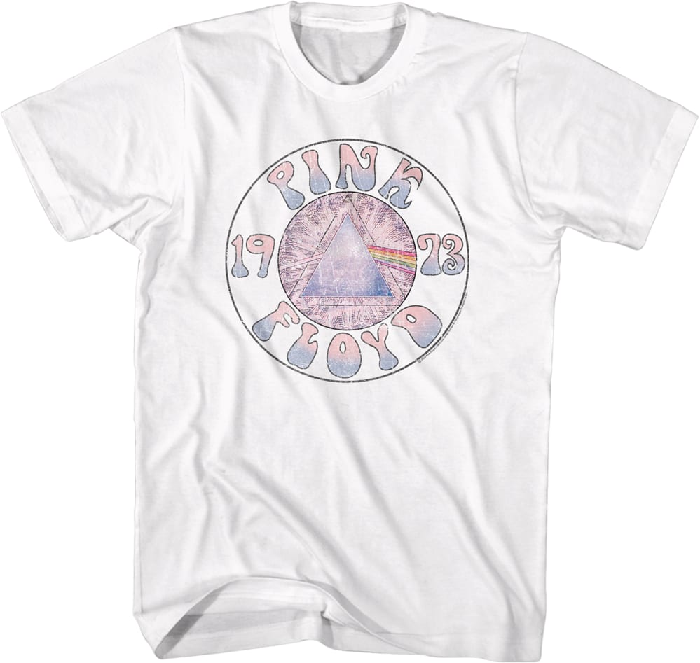 Dark Side of the Moon Prism Circle Pink Floyd T-Shirt
