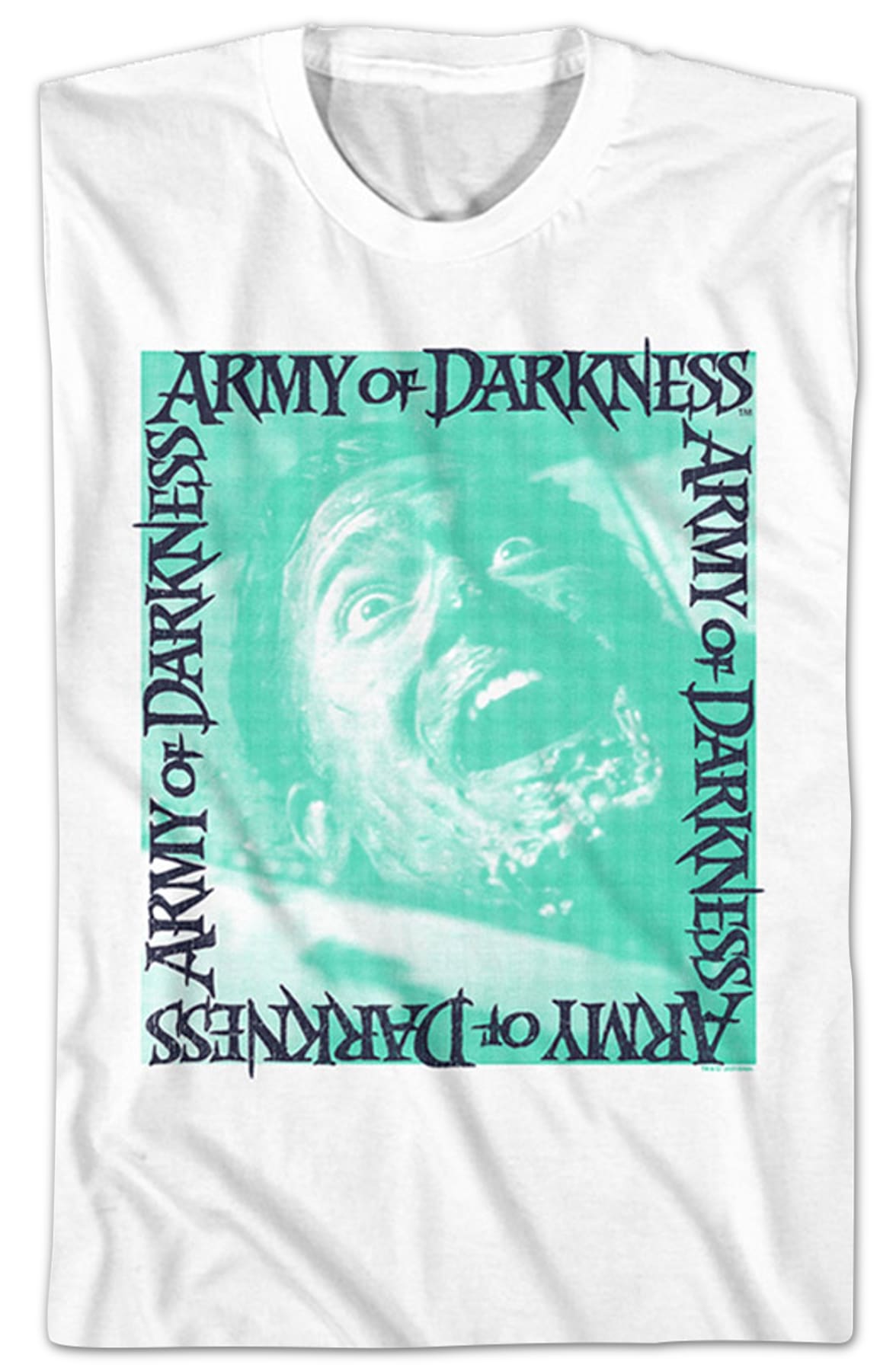Evil Ash Framed Photo Army of Darkness T-Shirt