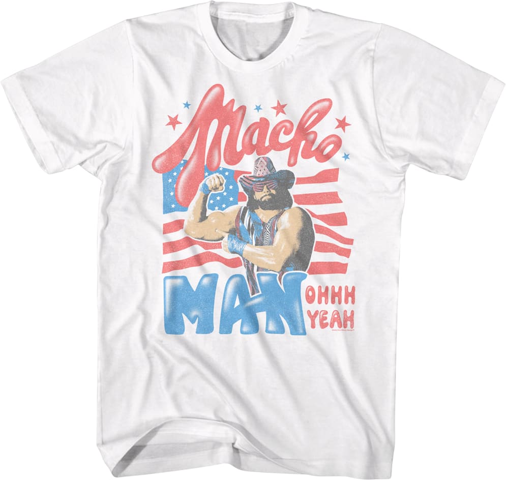 Patriotic Macho Man Randy Savage T-Shirt