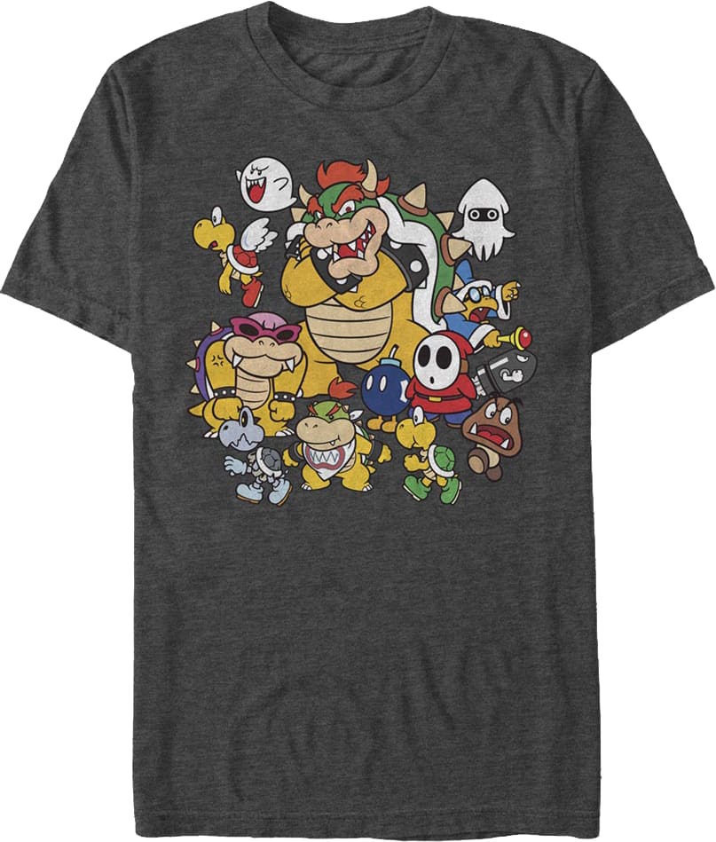 Super Mario Bros. Villains Nintendo T-Shirt