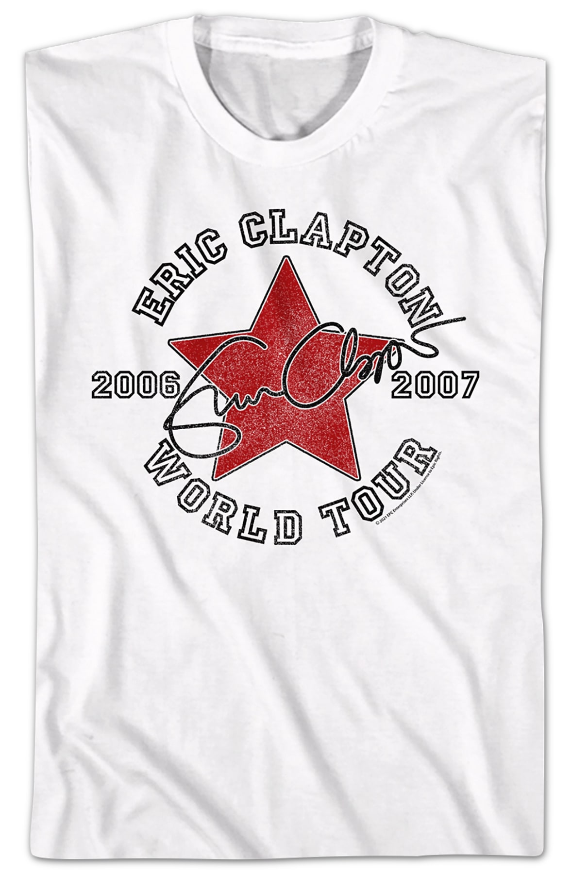 World Tour Eric Clapton T-Shirt World Tour Eric Clapton T-Shirt