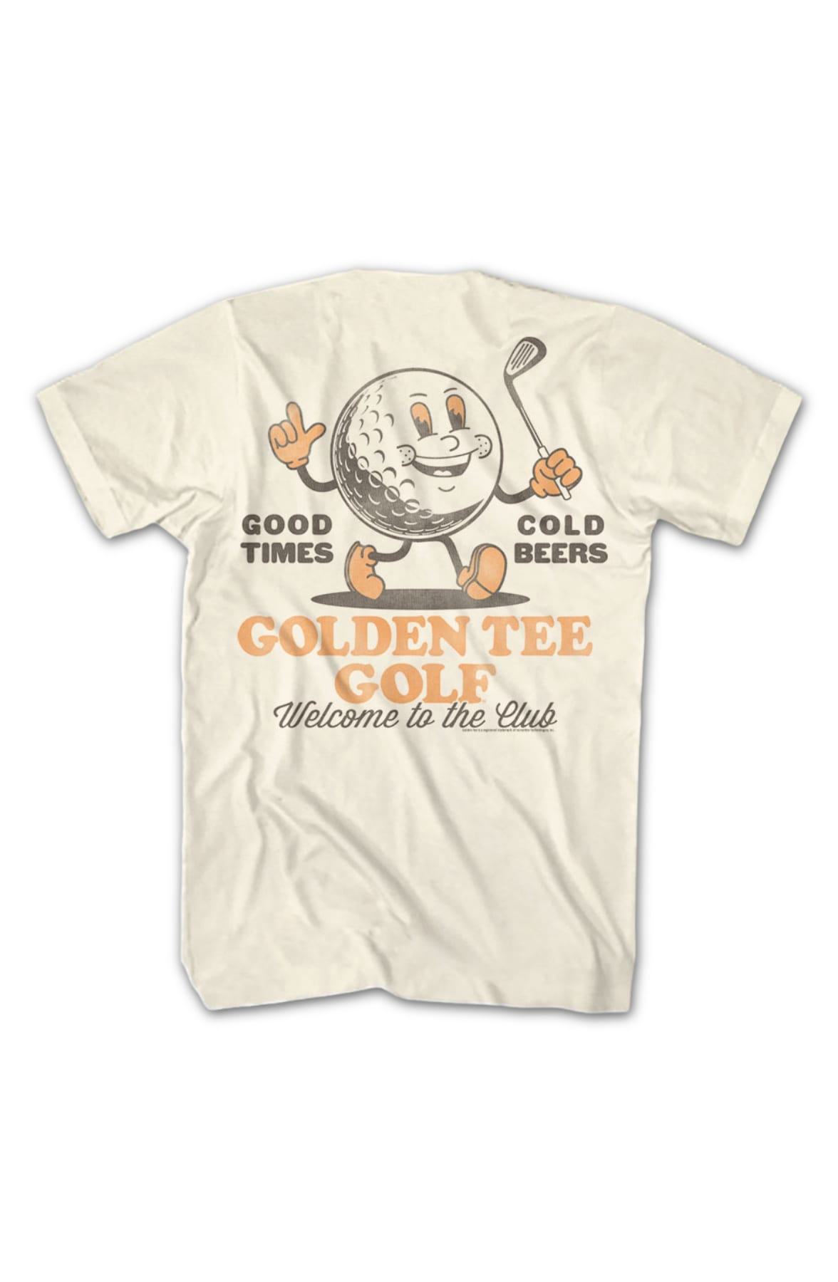 Front & Back Good Times Cold Beers Golden Tee Golf T-Shirt