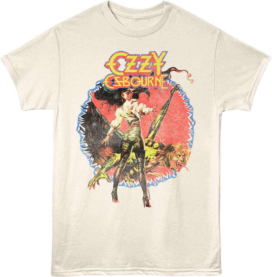 Front & Back Tour 86 Ozzy Osbourne T-Shirt