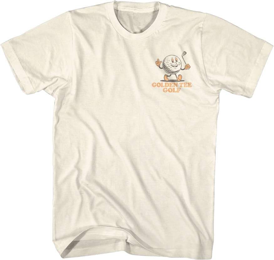 Front & Back Good Times Cold Beers Golden Tee Golf T-Shirt