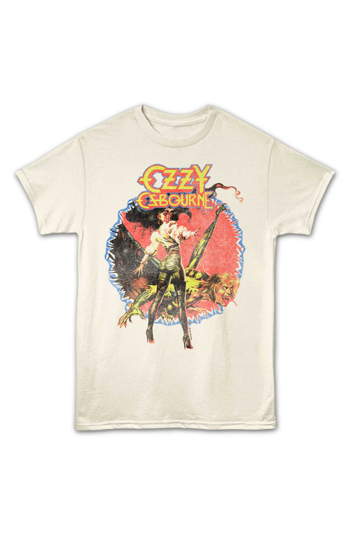 Front & Back Tour 86 Ozzy Osbourne T-Shirt Front & Back Tour 86 Ozzy Osbourne T-Shirt