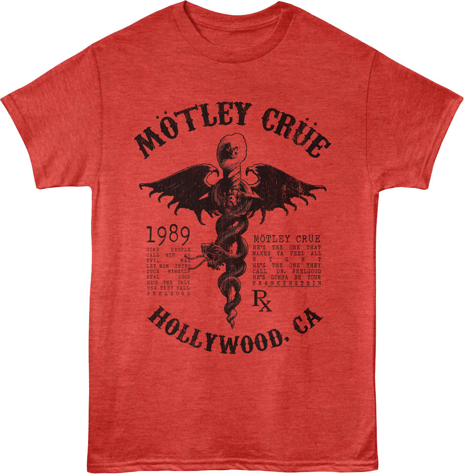 1989 Dr. Feelgood Motley Crue T-Shirt
