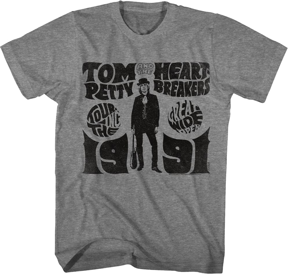 1991 Tour Tom Petty And The Heartbreakers T-Shirt