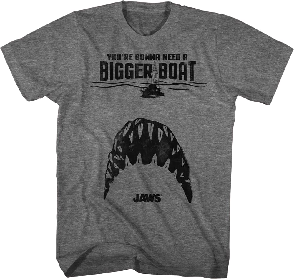 Bigger Boat Teeth Jaws T-Shirt