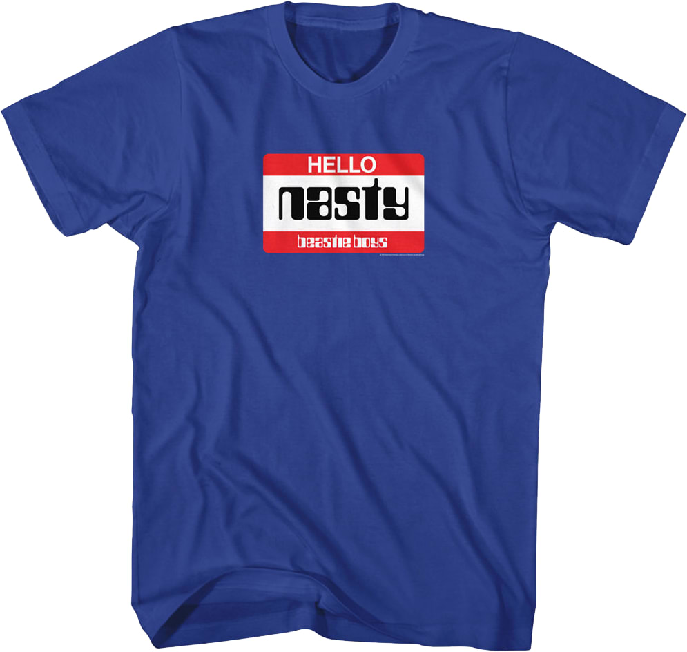 Hello Nasty Name Tag Beastie Boys T-Shirt