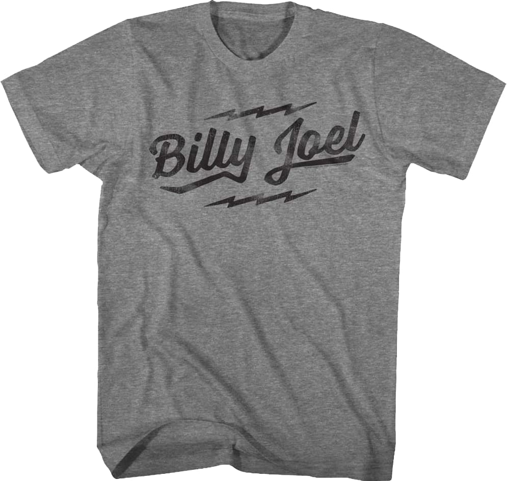 Lightning Bolt Logo Billy Joel T-Shirt