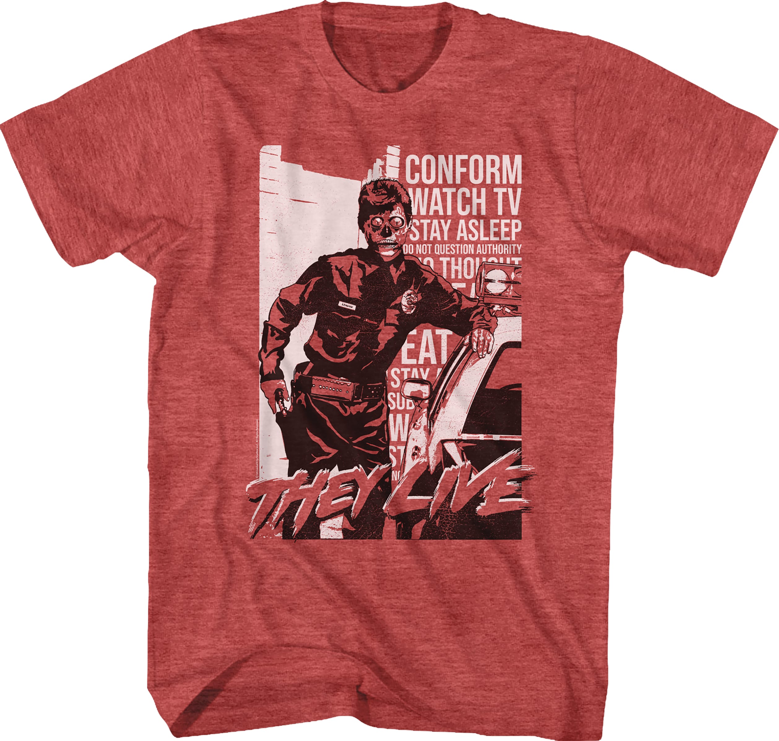 Police Propaganda They Live T-Shirt