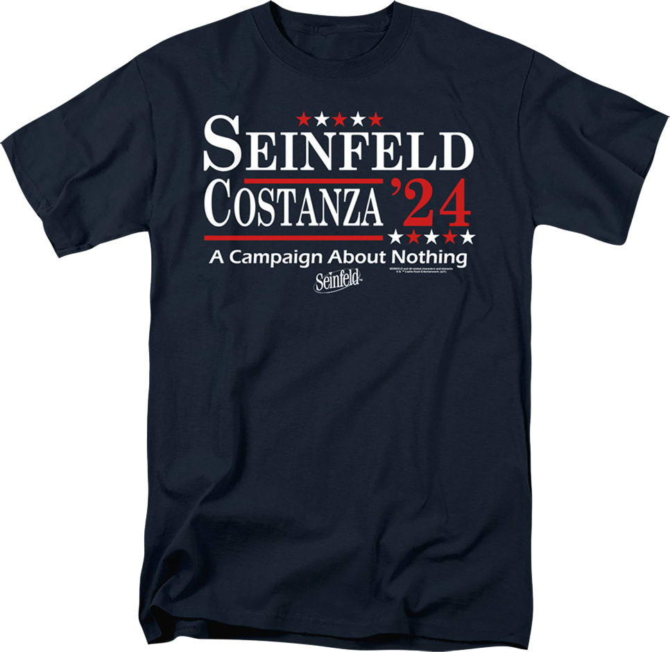 Seinfeld & Costanza '24 Campaign Poster Seinfeld T-Shirt