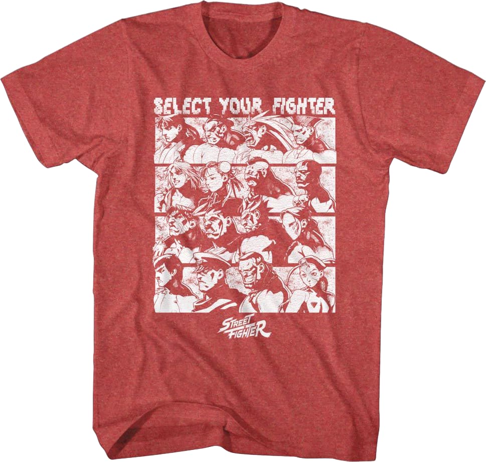 Select Your Fighter Street Fighter T-Shirt