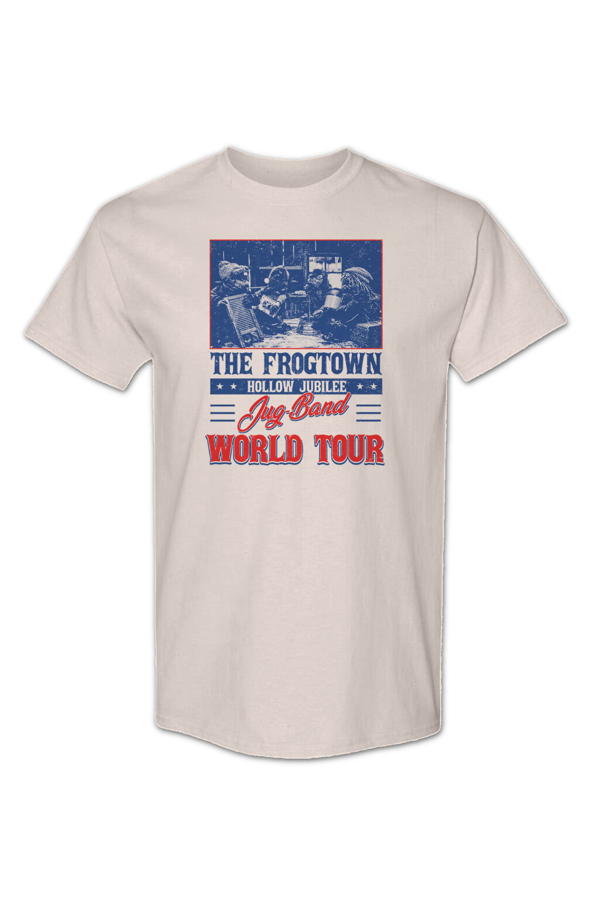 The Frogtown Hollow Jubilee Jug-Band World Tour Emmet Otter T-Shirt The Frogtown Hollow Jubilee Jug-Band World Tour Emmet Otter T-Shirt