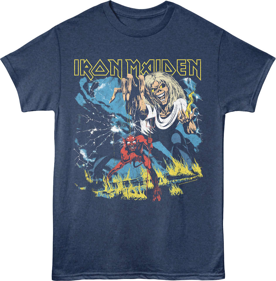 Vintage Number Of The Beast Iron Maiden T-Shirt