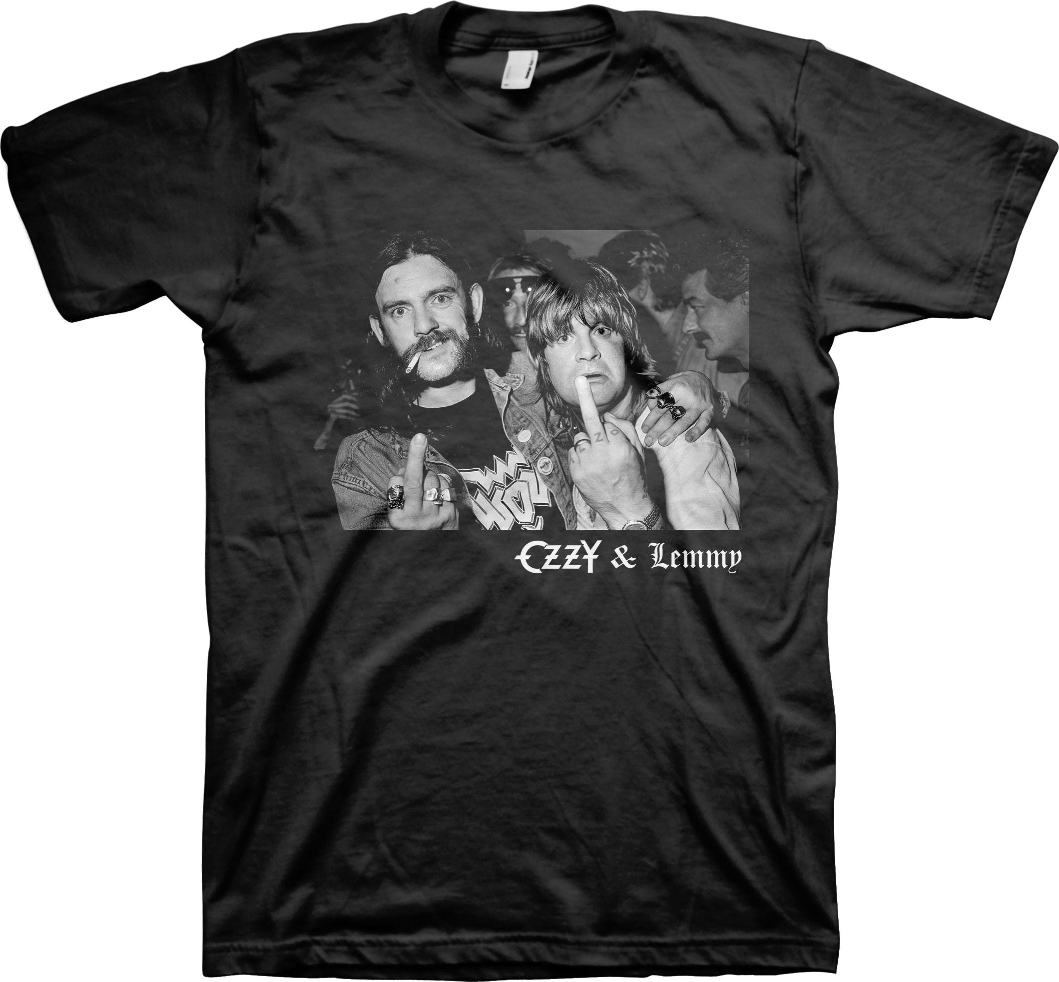 Flipping The Bird Lemmy Kilmister & Ozzy Osbourne T-Shirt