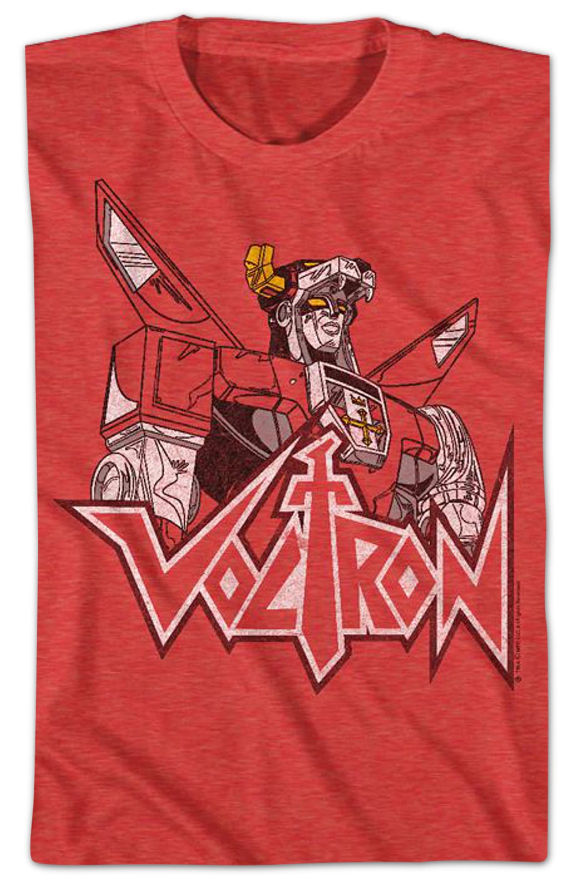 Youth Distressed Defender of the Universe Voltron Shirt
