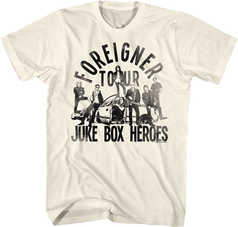 Juke Box Heroes Tour Foreigner T-Shirt
