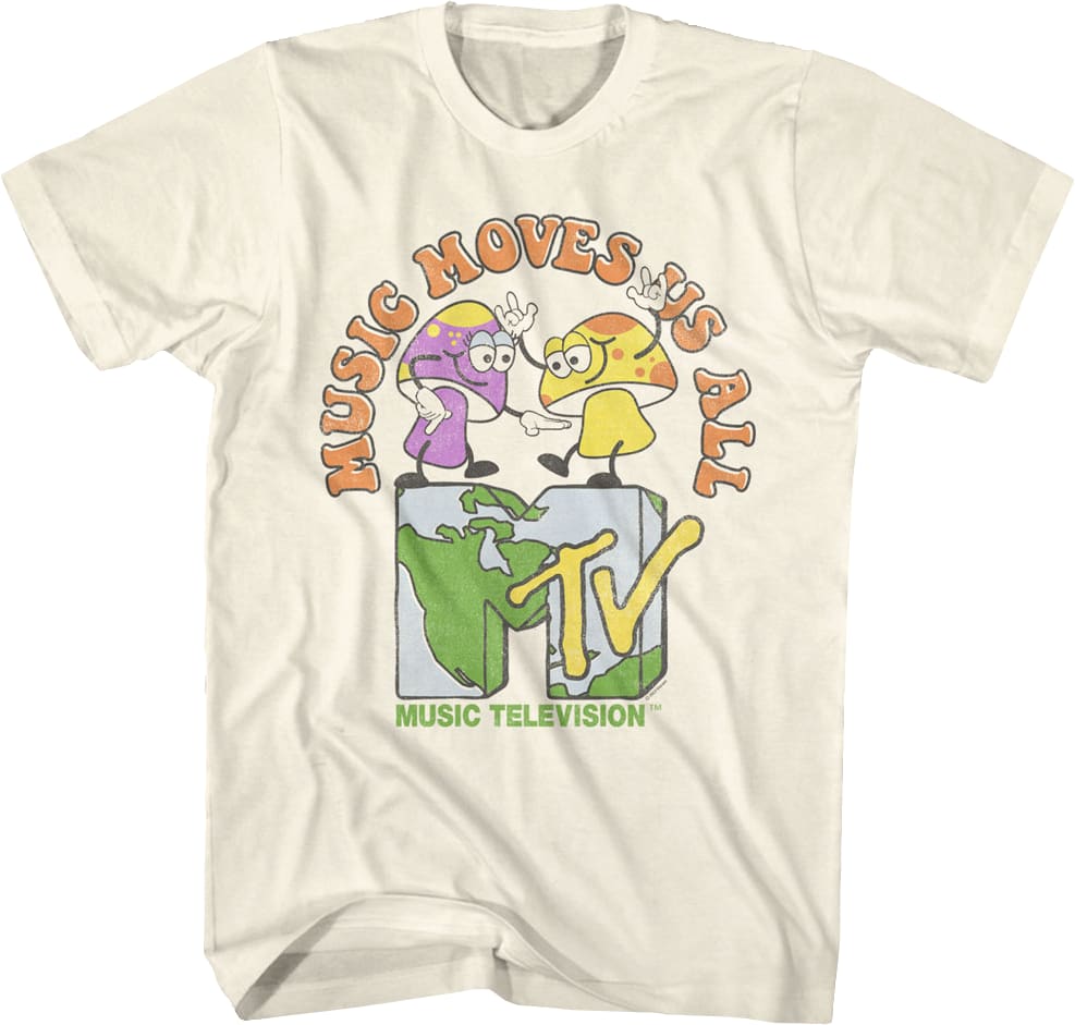 Music Moves Us All MTV Shirt