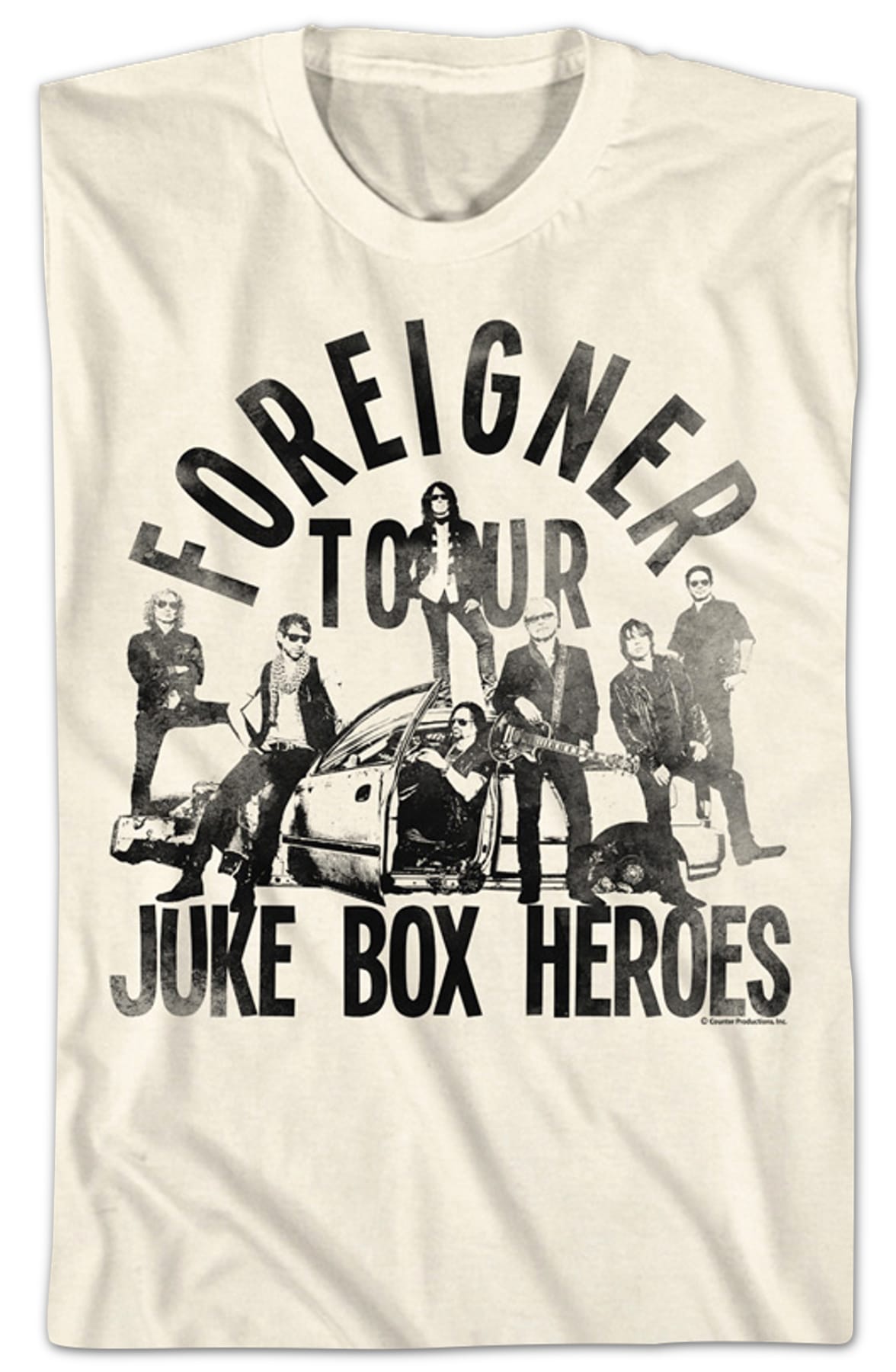 Juke Box Heroes Tour Foreigner T-Shirt Juke Box Heroes Tour Foreigner T-Shirt