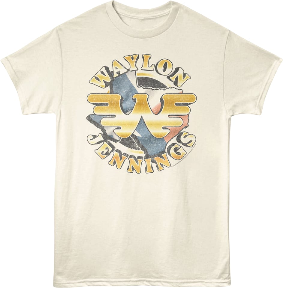 Texas Logo Waylon Jennings T-Shirt