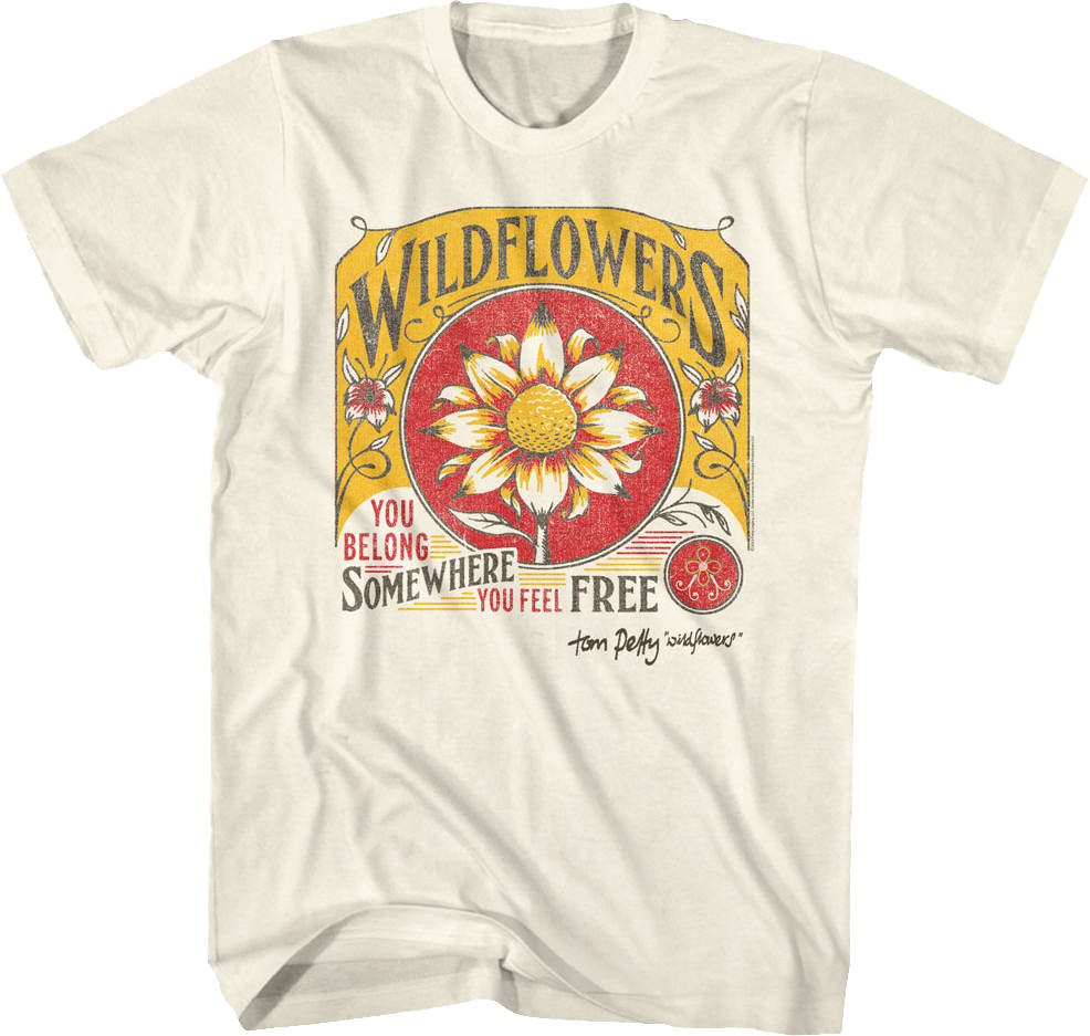 Wildflowers Tom Petty T-Shirt