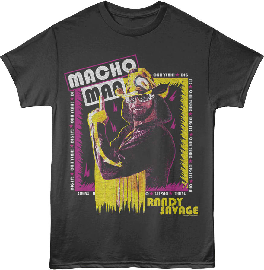 Front & Back The Cream Rises To The Top Macho Man T-Shirt