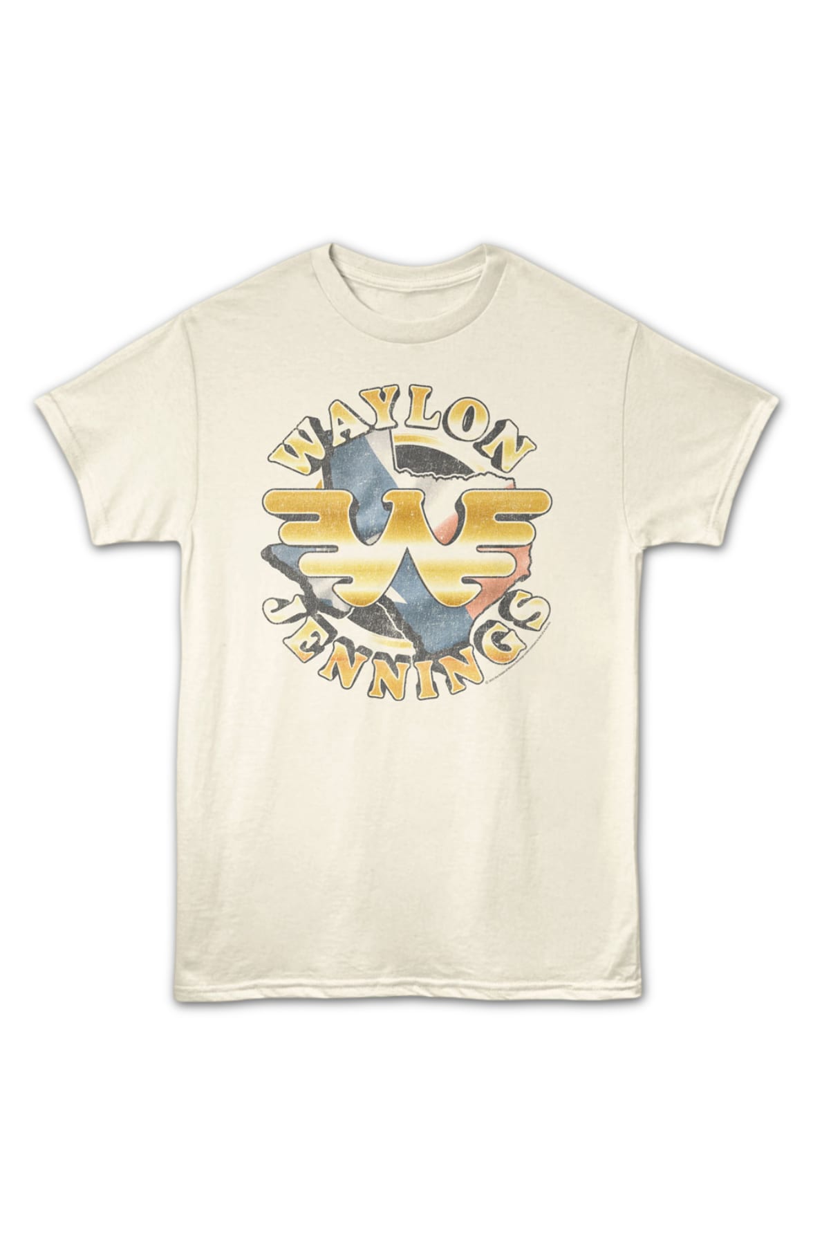 Texas Logo Waylon Jennings T-Shirt