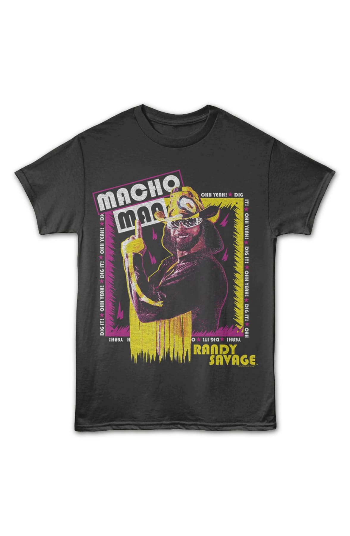 Front & Back The Cream Rises To The Top Macho Man T-Shirt