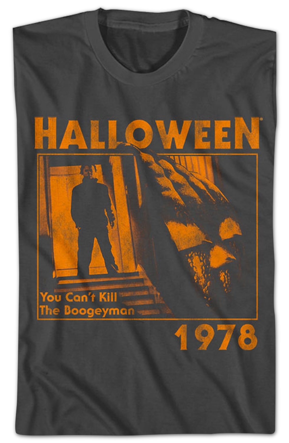 Front & Back 1978 Boogeyman Halloween T-Shirt Front & Back 1978 Boogeyman Halloween T-Shirt