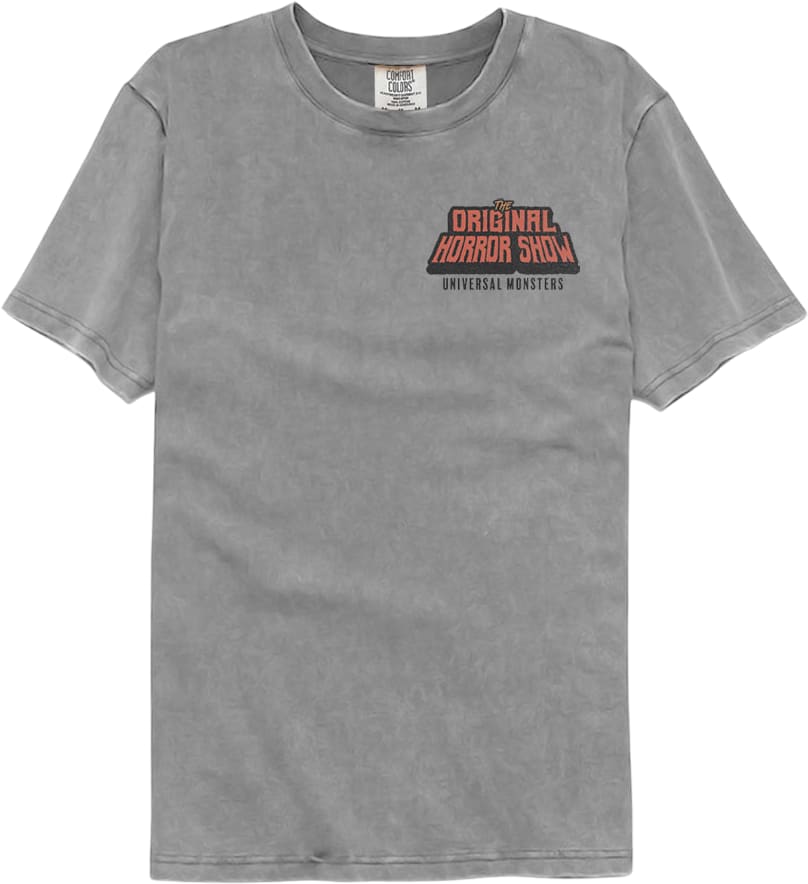 Front & Back Universal Monsters Comfort Colors Brand T-Shirt