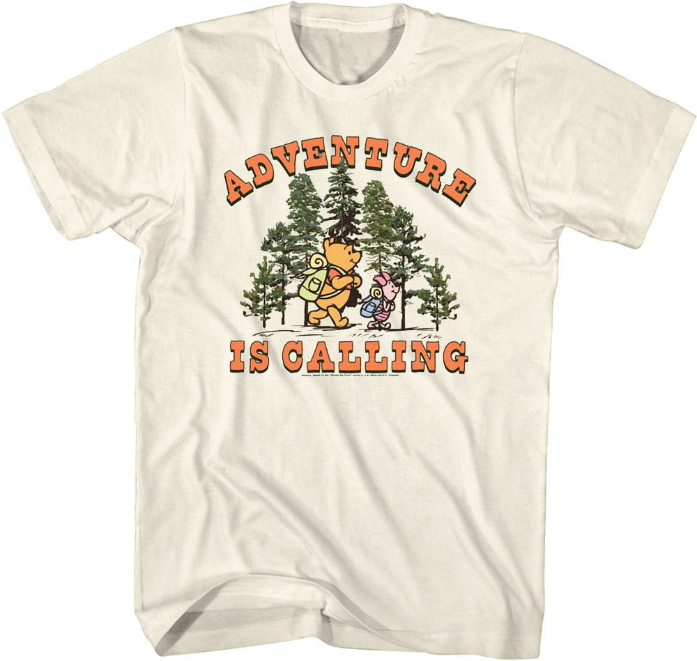 Adventure Is Calling Winnie The Pooh T-Shirt Adventure Is Calling Winnie The Pooh T-Shirt