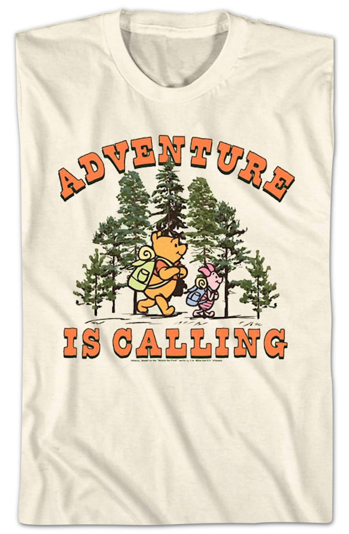 Adventure Is Calling Winnie The Pooh T-Shirt