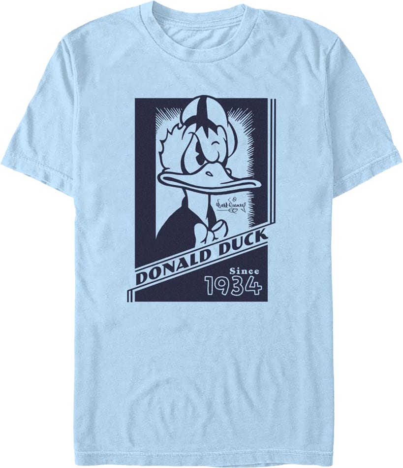 Donald Duck Since 1934 Photo Disney T-Shirt