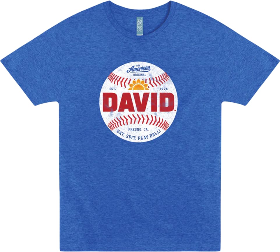 Eat Spit Play Ball David Sunflower Seeds T-Shirt