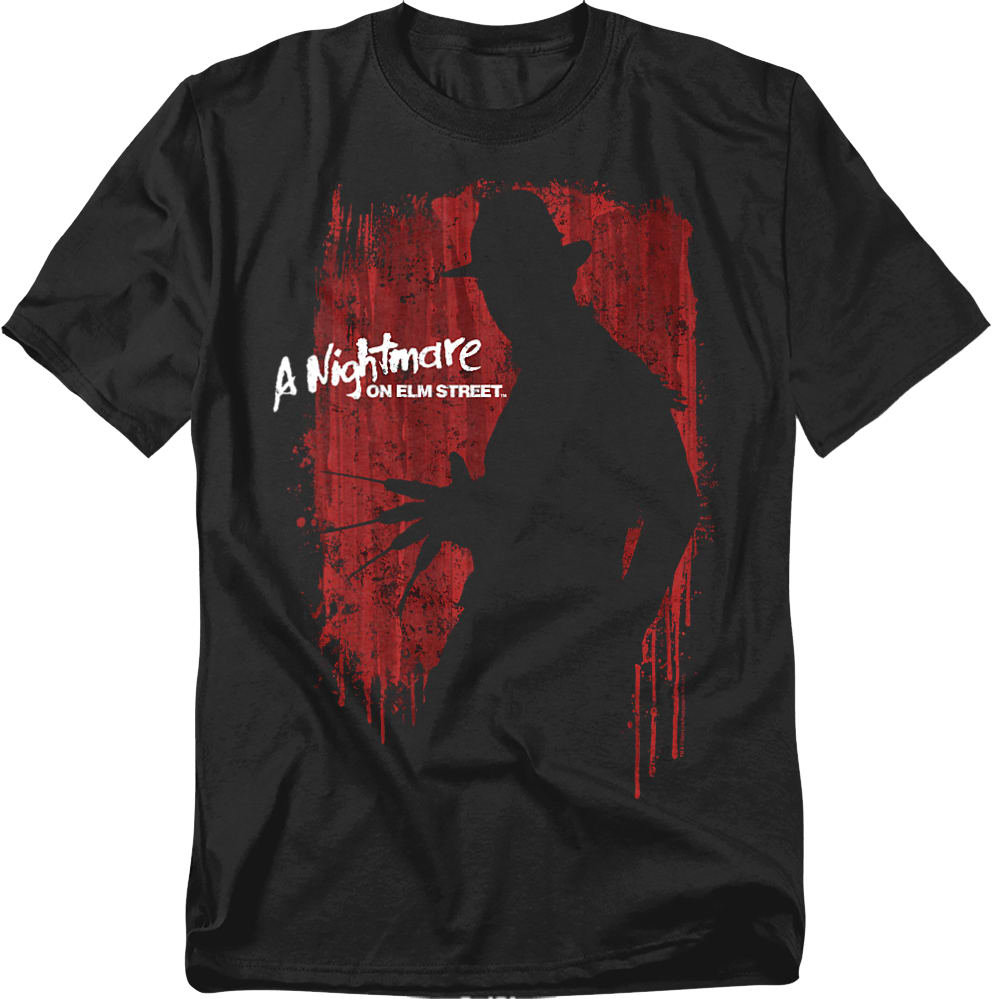 Freddy Krueger Silhouette Nightmare On Elm Street T-Shirt