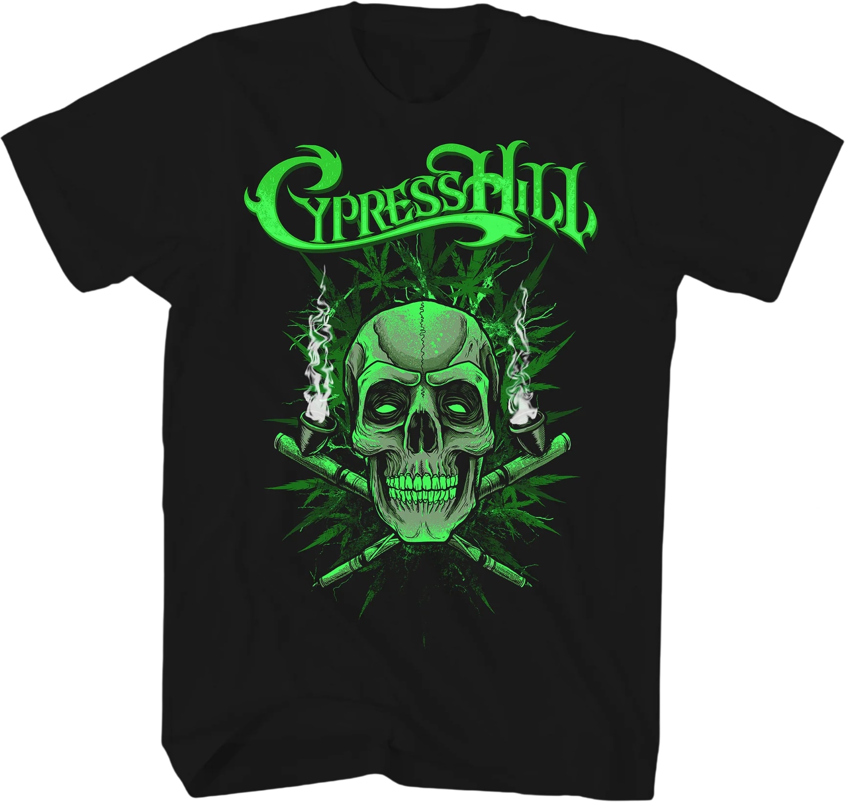 Ganja Skull Cypress Hill T-Shirt