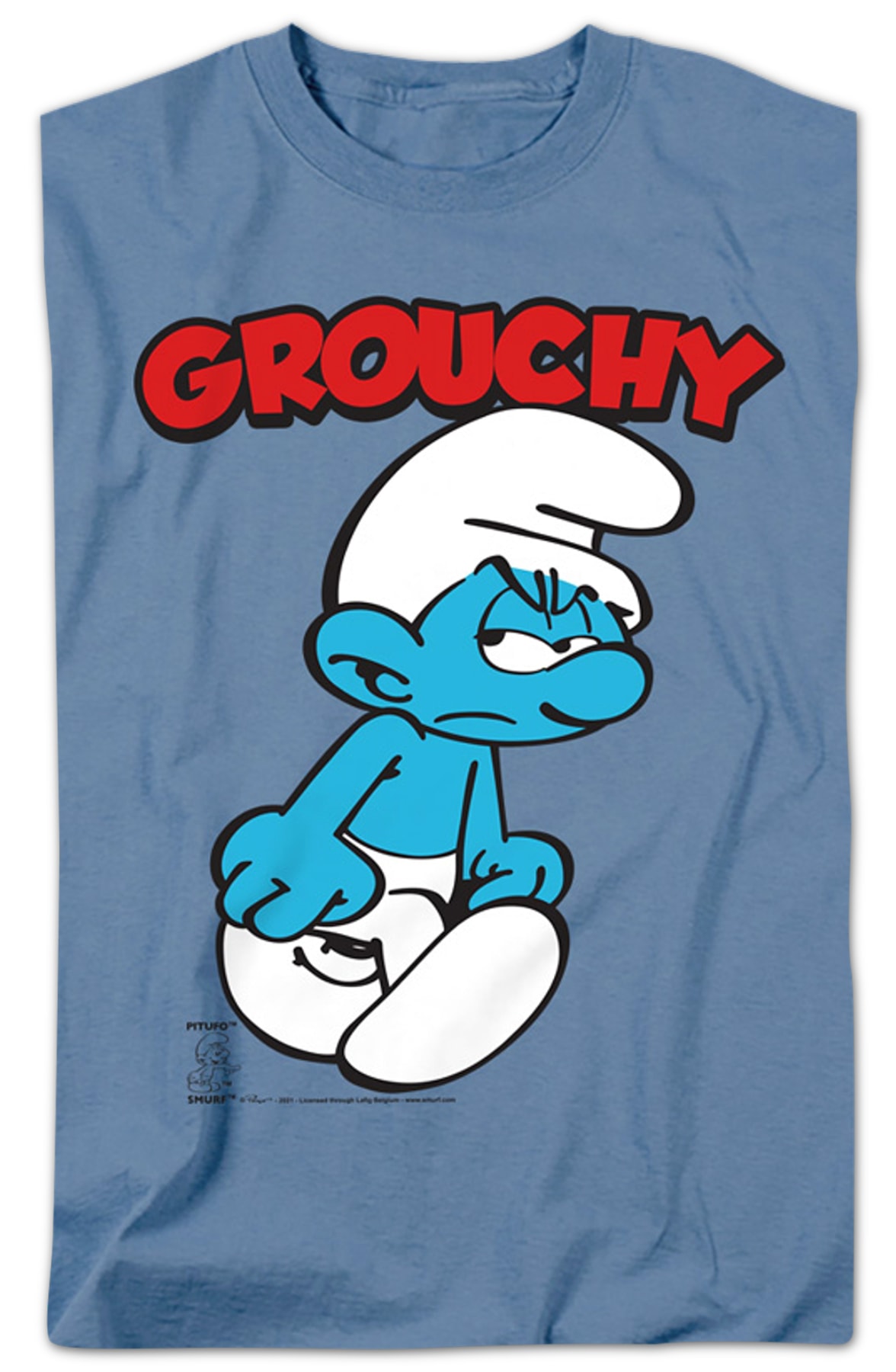 Grouchy Smurf T-Shirt Grouchy Smurf T-Shirt