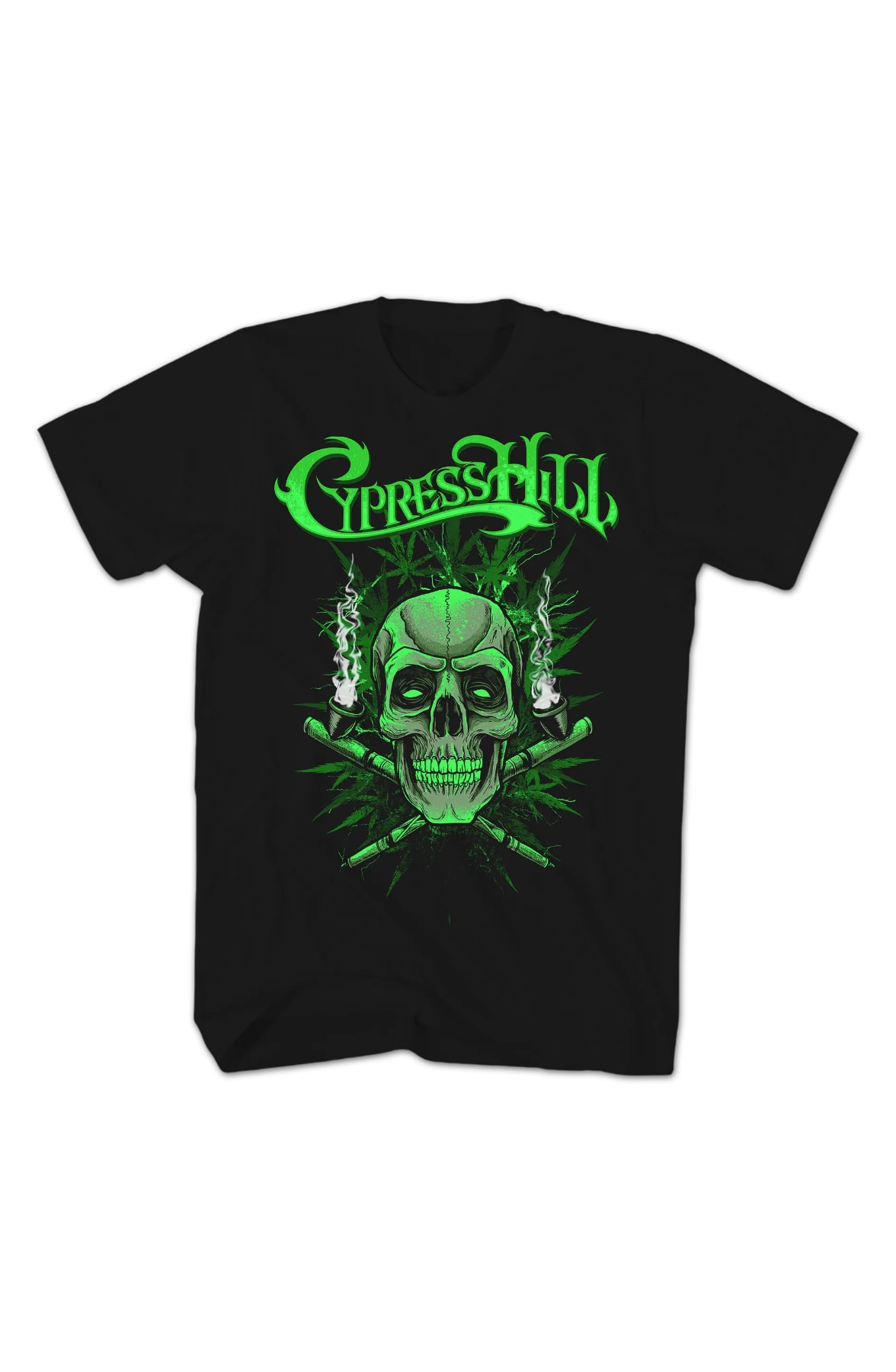 Ganja Skull Cypress Hill T-Shirt Ganja Skull Cypress Hill T-Shirt
