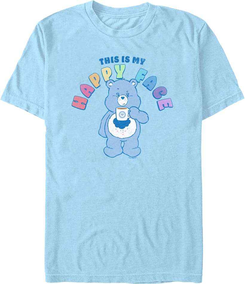 Grumpy Bear This Is My Happy Face Care Bears T-Shirt
