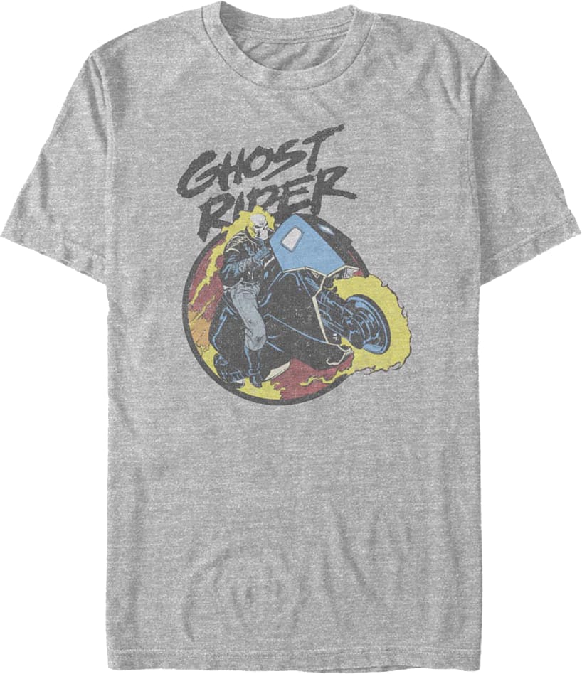 Hell On Wheels Ghost Rider Marvel Comics T-Shirt