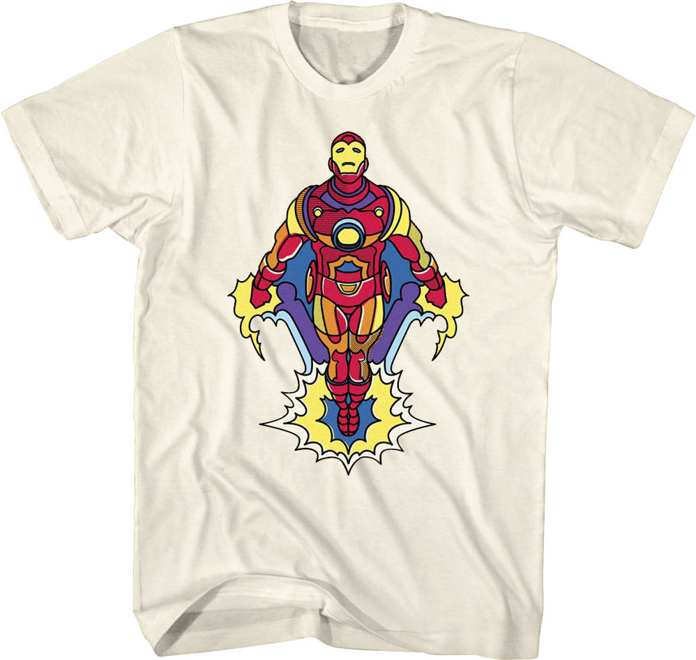 Iron Man Blast Off Marvel Comics T-Shirt