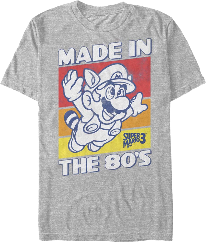 Made In The 80's Super Mario Bros. 3 T-Shirt