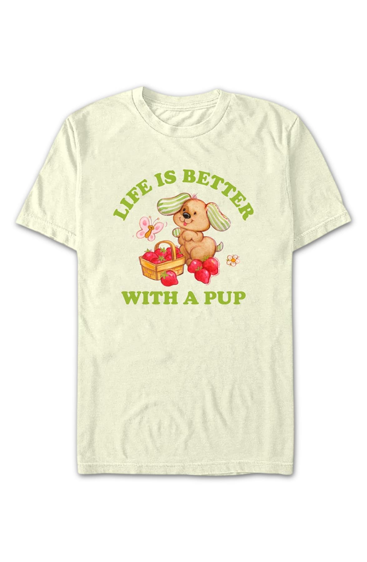 Life Is Better With A Pup Strawberry Shortcake T-Shirt