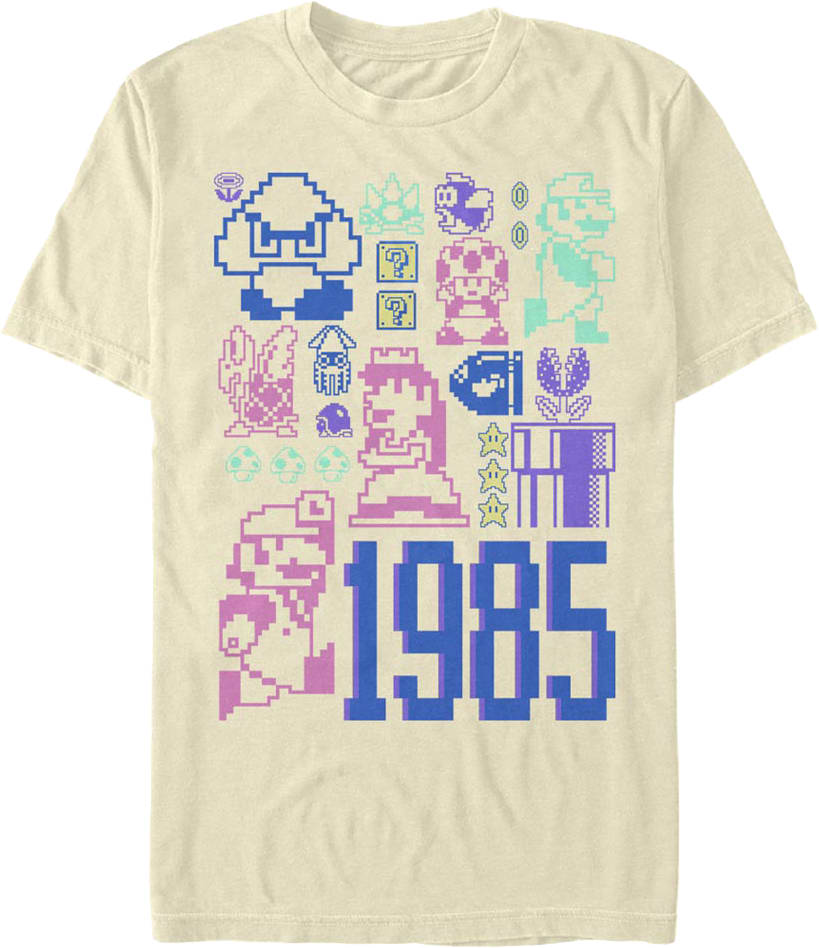 Pastel Super Mario Bros. T-Shirt