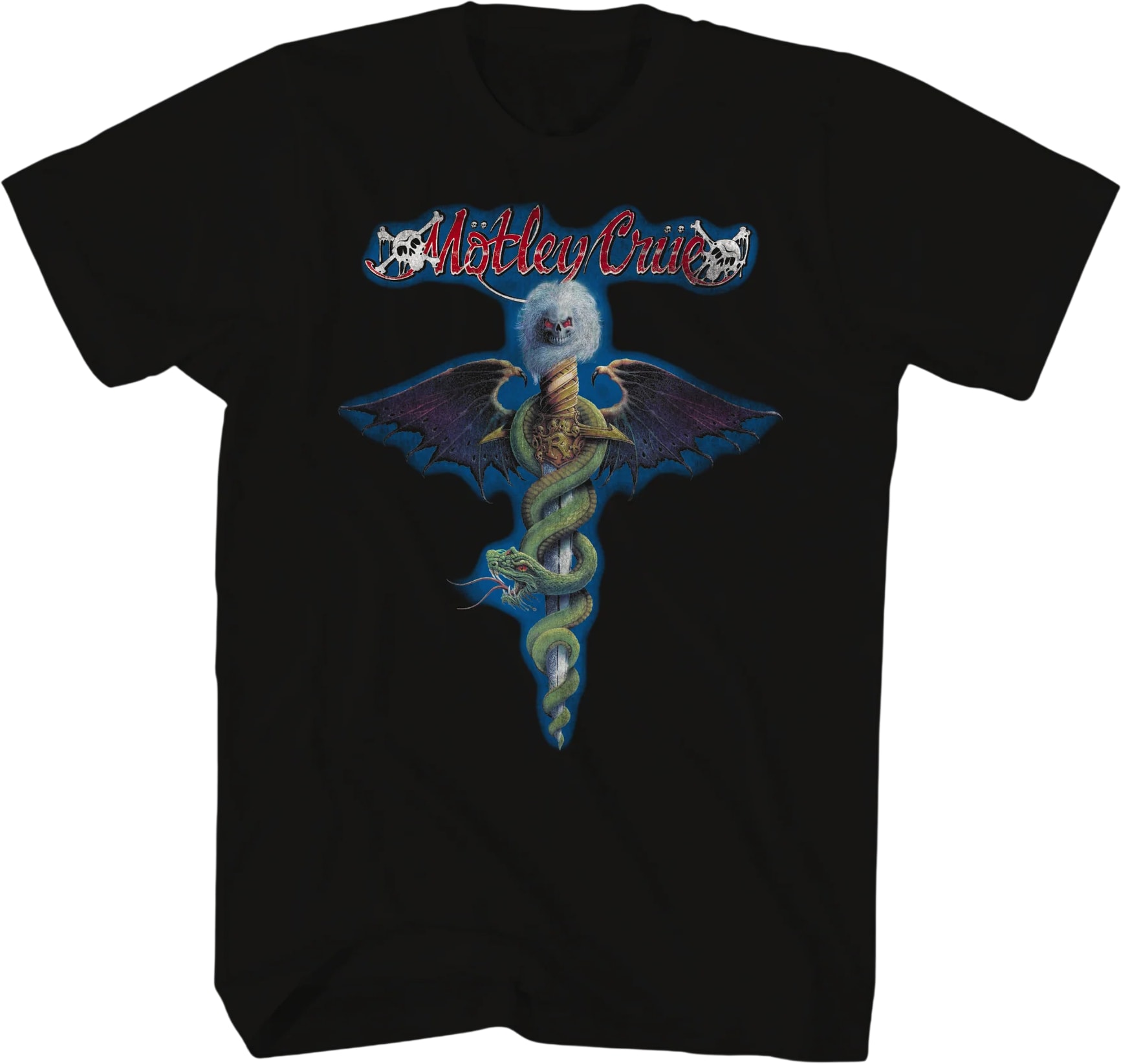 Retro Outline Dr. Feelgood Motley Crue T-Shirt