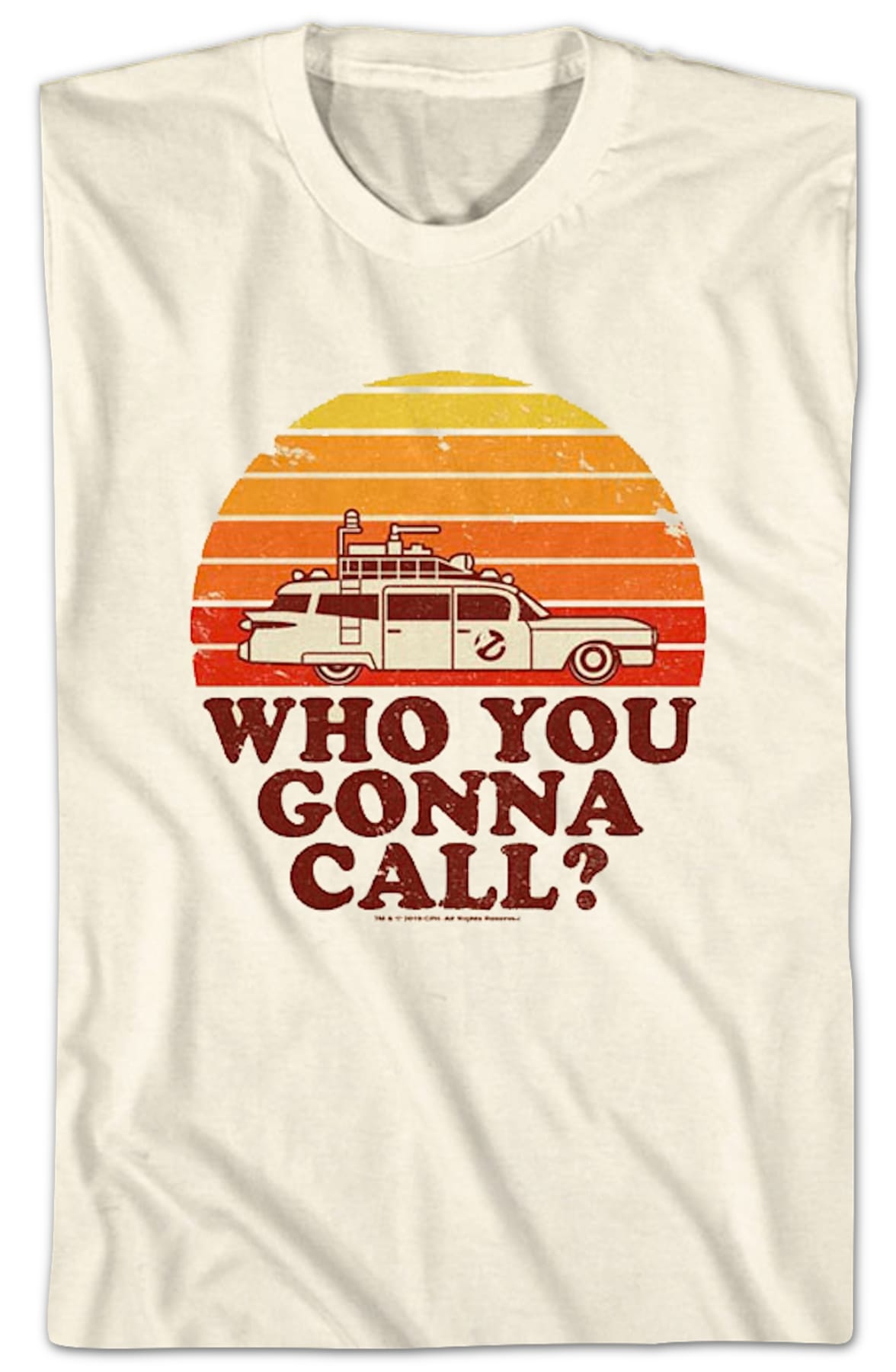 Retro Sunset Ghostbusters T-Shirt